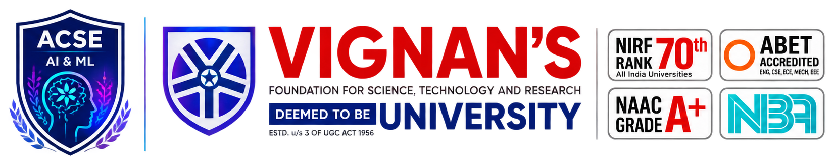 ACSE AI & ML and Vignan's University